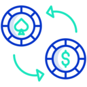 exchange,entertainment,gaming,Bet,gambling,token,casino chip,gambler
